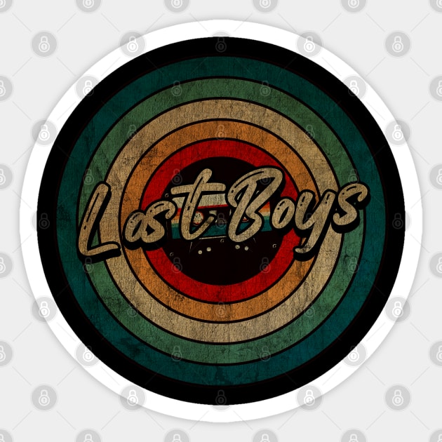 Lost Boys  - Vintage Circle kaset Sticker by WongKere Store